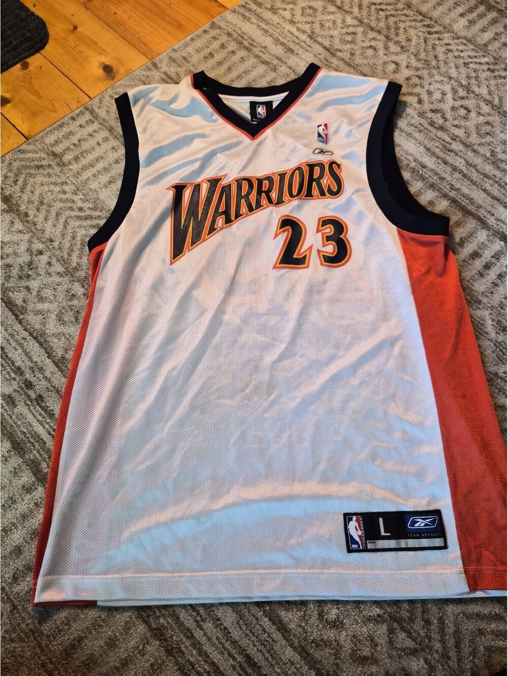 Jason Richardson VTG Golden State Warriors Reebok 23 Large